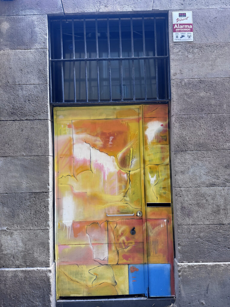 Mark Rox arte urbano en Barcelona Barri Gòtic