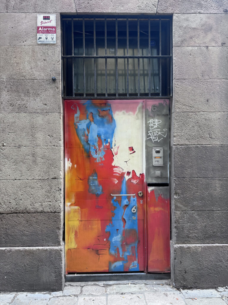 Mark Rox arte urbano en Barcelona Barri Gòtic