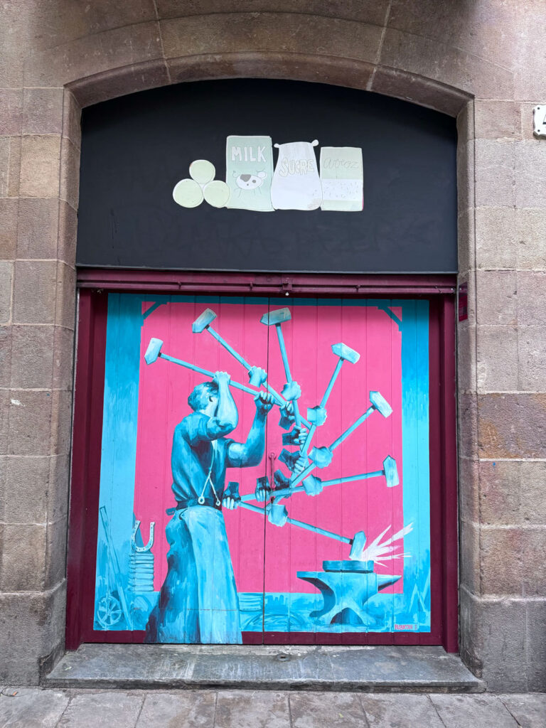 Ru8icon1 arte urbano en Barcelona